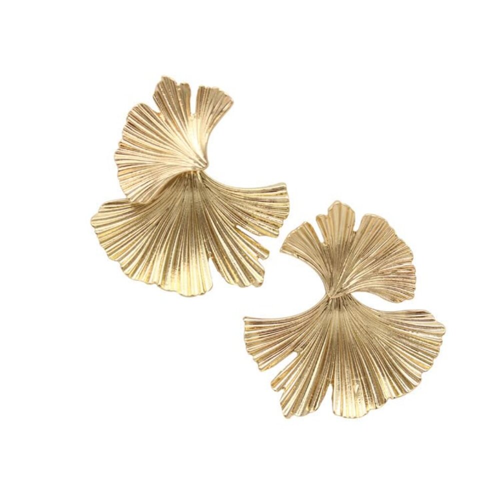 Large Double‎ Flower Earrings Candy